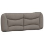 Cabecero de cama acolchado tela gris taupé 120 cm de , Cabeceros y pies de cama - Ref: Foro24-374565, Precio: 59,56 €, Descue...