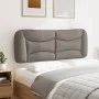 Cabecero de cama acolchado tela gris taupé 120 cm de , Cabeceros y pies de cama - Ref: Foro24-374565, Precio: 58,89 €, Descue...