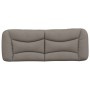 Cabecero de cama acolchado tela gris taupé 120 cm de , Cabeceros y pies de cama - Ref: Foro24-374565, Precio: 59,56 €, Descue...