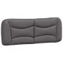 Gray synthetic leather padded bed headboard 120 cm by , Headboards and footboards - Ref: Foro24-374571, Price: 55,44 €, Disco...