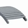 Solid gray acacia wood sun lounger by vidaXL, Loungers - Ref: Foro24-45959, Price: 116,16 €, Discount: %