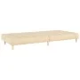 Cream-colored 2-seater sofa bed. by , Sofas - Ref: Foro24-375757, Price: 235,24 €, Discount: %