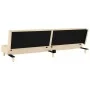Cream-colored 2-seater sofa bed. by , Sofas - Ref: Foro24-375757, Price: 235,24 €, Discount: %