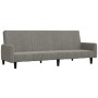 Sofá cama de 2 plazas terciopelo gris claro de , Sofás - Ref: Foro24-375774, Precio: 276,16 €, Descuento: %