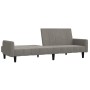 Sofá cama de 2 plazas terciopelo gris claro de , Sofás - Ref: Foro24-375774, Precio: 276,16 €, Descuento: %