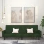 Sofá cama de 2 plazas terciopelo verde oscuro de , Sofás - Ref: Foro24-375776, Precio: 268,55 €, Descuento: %