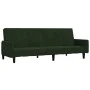 Sofá cama de 2 plazas terciopelo verde oscuro de , Sofás - Ref: Foro24-375776, Precio: 268,55 €, Descuento: %
