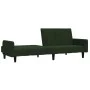 Sofá cama de 2 plazas terciopelo verde oscuro de , Sofás - Ref: Foro24-375776, Precio: 268,55 €, Descuento: %