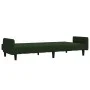 Sofá cama de 2 plazas terciopelo verde oscuro de , Sofás - Ref: Foro24-375776, Precio: 268,55 €, Descuento: %