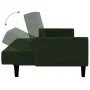 Sofá cama de 2 plazas terciopelo verde oscuro de , Sofás - Ref: Foro24-375776, Precio: 268,55 €, Descuento: %