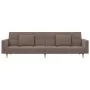 2-Sitzer-Schlafsofa mit zwei taupegrauen Stoffkissen von , Sofas - Ref: Foro24-375805, Preis: 292,08 €, Rabatt: %