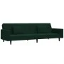 2-Sitzer-Schlafsofa mit zwei dunkelgrünen Samtkissen von , Sofas - Ref: Foro24-375818, Preis: 273,79 €, Rabatt: %