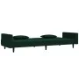 2-Sitzer-Schlafsofa mit zwei dunkelgrünen Samtkissen von , Sofas - Ref: Foro24-375818, Preis: 273,79 €, Rabatt: %