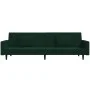 2-Sitzer-Schlafsofa mit zwei dunkelgrünen Samtkissen von , Sofas - Ref: Foro24-375818, Preis: 273,79 €, Rabatt: %