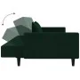 2-Sitzer-Schlafsofa mit zwei dunkelgrünen Samtkissen von , Sofas - Ref: Foro24-375818, Preis: 273,79 €, Rabatt: %