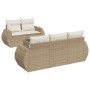 Juego de sofás jardín con cojines 6 pzas ratán sintético beige de , Conjuntos de jardín - Ref: Foro24-3253435, Precio: 512,85...
