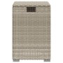 Mesa cubierta para bombona de gas ratán gris claro 40x40x60 cm de , Mesas de jardín - Ref: Foro24-366298, Precio: 77,44 €, De...