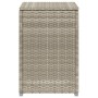 Mesa cubierta para bombona de gas ratán gris claro 40x40x60 cm de , Mesas de jardín - Ref: Foro24-366298, Precio: 77,44 €, De...