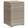 Mesa cubierta para bombona de gas ratán gris claro 40x40x60 cm de , Mesas de jardín - Ref: Foro24-366298, Precio: 77,44 €, De...