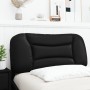Cabecero de cama acolchado cuero sintético negro 90 cm de , Cabeceros y pies de cama - Ref: Foro24-374544, Precio: 62,96 €, D...