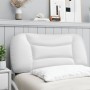 Cabecero de cama acolchado cuero sintético blanco 80 cm de , Cabeceros y pies de cama - Ref: Foro24-374533, Precio: 50,38 €, ...