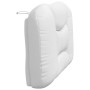 Cabecero de cama acolchado cuero sintético blanco 80 cm de , Cabeceros y pies de cama - Ref: Foro24-374533, Precio: 50,38 €, ...