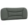 Cabecero de cama acolchado tela gris oscuro 100 cm de , Cabeceros y pies de cama - Ref: Foro24-374550, Precio: 39,23 €, Descu...