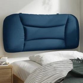 Cabecero de cama acolchado tela azul 80 cm de , Cabeceros y pies de cama - Ref: Foro24-374531, Precio: 44,82 €, Descuento: %