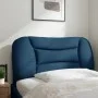 Cabecero de cama acolchado tela azul 80 cm de , Cabeceros y pies de cama - Ref: Foro24-374531, Precio: 44,82 €, Descuento: %