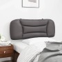 Cabecero de cama acolchado cuero sintético gris 100 cm de , Cabeceros y pies de cama - Ref: Foro24-374559, Precio: 45,75 €, D...