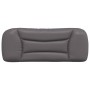 Cabecero de cama acolchado cuero sintético gris 100 cm de , Cabeceros y pies de cama - Ref: Foro24-374559, Precio: 45,75 €, D...