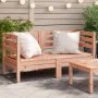 Corner garden sofas 2 units solid Douglas wood by , Modular outdoor sofas - Ref: Foro24-837989, Price: 86,49 €, Discount: %