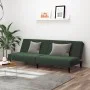 Dark green velvet 2-seater sofa bed by , Sofas - Ref: Foro24-375928, Price: 235,80 €, Discount: %