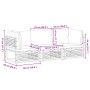 Set de sofás de jardín con cojines 3 pzas madera maciza acacia en Conjuntos de jardín | Comprar online en Foru.es