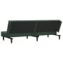 Dark green velvet 2-seater sofa bed by , Sofas - Ref: Foro24-375928, Price: 235,80 €, Discount: %