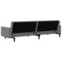 Sofá cama de 2 plazas terciopelo gris claro de , Sofás - Ref: Foro24-375937, Precio: 289,99 €, Descuento: %