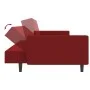 Sofá cama de 2 plazas terciopelo color vino tinto de , Sofás - Ref: Foro24-375942, Precio: 251,09 €, Descuento: %