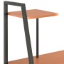 Escritorio con estantería negro y marrón 102x50x117 cm de vidaXL, Escritorios - Ref: Foro24-20285, Precio: 78,02 €, Descuento: %