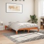 Estructura de cama madera maciza pino marrón cera 180x200 cm de , Camas y somieres - Ref: Foro24-844174, Precio: 118,64 €, De...