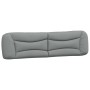 Cabecero de cama acolchado tela gris claro 200 cm de , Cabeceros y pies de cama - Ref: Foro24-374616, Precio: 102,33 €, Descu...