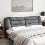 Cabecero de cama acolchado tela gris claro 200 cm de , Cabeceros y pies de cama - Ref: Foro24-374616, Precio: 102,33 €, Descu...