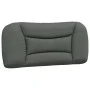 Dark gray fabric padded headboard 90 cm by , Headboards and footboards - Ref: Foro24-374538, Price: 43,09 €, Discount: %