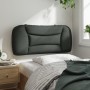 Cabecero de cama acolchado tela gris oscuro 90 cm de , Cabeceros y pies de cama - Ref: Foro24-374538, Precio: 44,19 €, Descue...