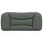 Dark gray fabric padded headboard 90 cm by , Headboards and footboards - Ref: Foro24-374538, Price: 43,09 €, Discount: %