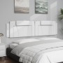 Cabecero de cama acolchado cuero sintético blanco 200 cm de , Cabeceros y pies de cama - Ref: Foro24-374815, Precio: 68,87 €,...
