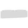 Cabecero de cama acolchado cuero sintético blanco 200 cm de , Cabeceros y pies de cama - Ref: Foro24-374815, Precio: 68,87 €,...