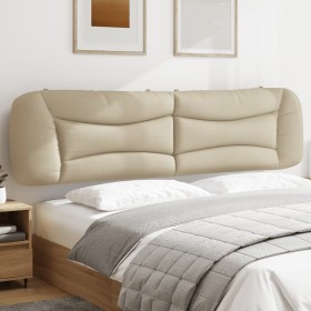 Cabecero de cama acolchado tela crema 200 cm de , Cabeceros y pies de cama - Ref: Foro24-374621, Precio: 104,57 €, Descuento: %