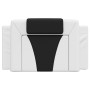 Cabecero de cama acolchado cuero sintético blanco y negro 80 cm de , Cabeceros y pies de cama - Ref: Foro24-374766, Precio: 3...