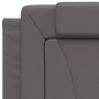 Cabecero de cama acolchado cuero sintético gris 90 cm de , Cabeceros y pies de cama - Ref: Foro24-374770, Precio: 40,58 €, De...