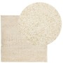 Alfombra peluda de pelo largo moderna PAMPLONA dorado 200x200cm de , Alfombras - Ref: Foro24-375348, Precio: 81,17 €, Descuen...